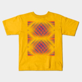 Diamond Line Pattern Kids T-Shirt